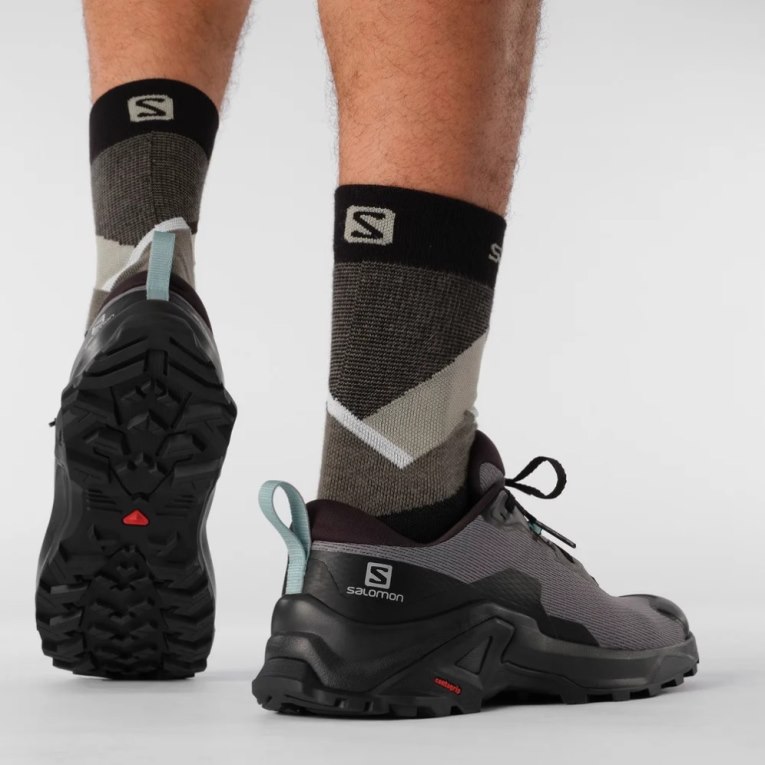 Grey / Black Salomon X Reveal 2 Men's Hiking Shoes | IE OY3026